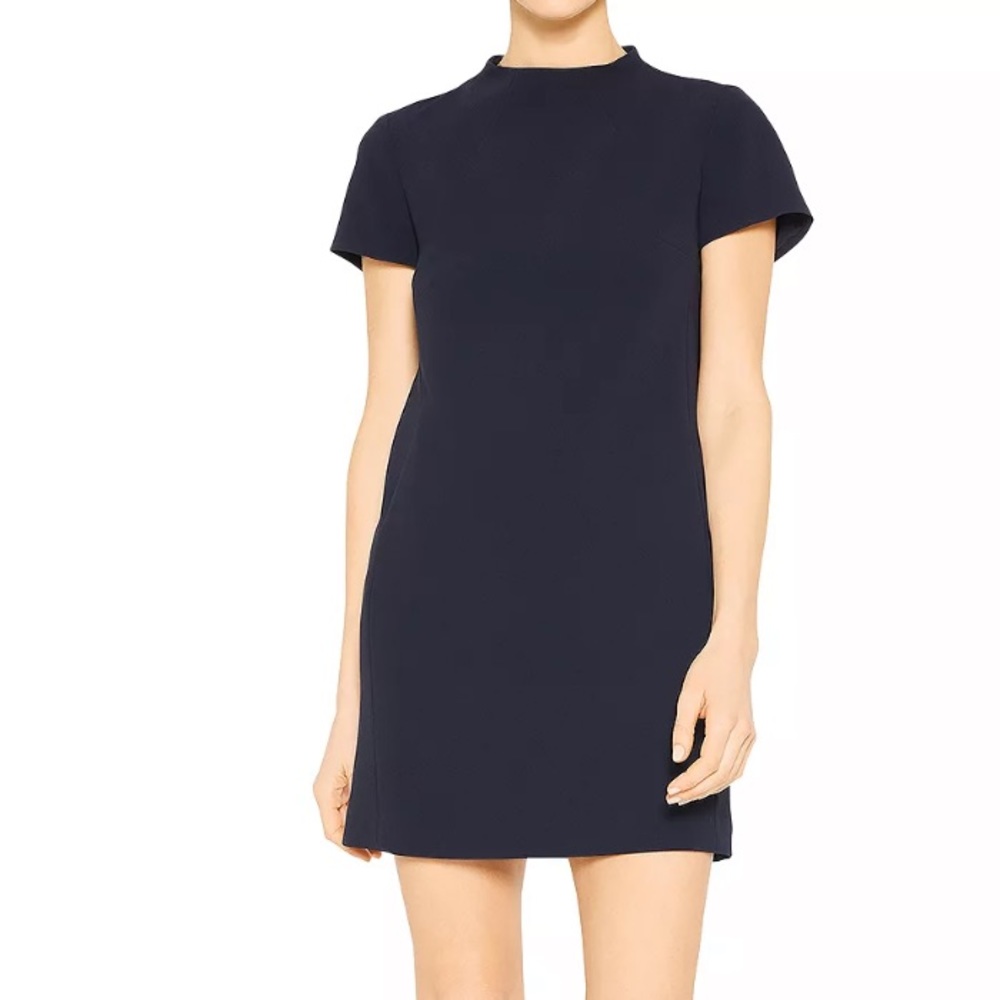 New Theory Jasneah Admiral Crepe Mini Dress - Bloomingdale's Exclusive Size 0